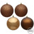 Vickerman N590776 2.75" Mocha Ball 4 Finish Asst 20/Bx 