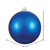 Vickerman N590802DMV - 3 inch Blue Matte Ball Outdoor Christmas Ornament - 12 Pack