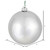  Vickerman N590807DSV 3" Silver Shiny Ball UV Drilled 12/Bag 