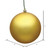  Vickerman N590808DMV 3" Gold Matte Ball UV Drilled 12/Bag 