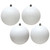  Vickerman N590811 3" White Ball 4 Finish Asst 16/Bx 