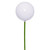  Vickerman N590811DPV 3" White Pearl Ball UV Drill 12/Bag 