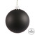 Vickerman N590817DMV 3" Black Matte Ball UV Drilled 12/Bag 