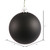 Vickerman N590817DMV - 3 inch Black Matte Ball Outdoor Christmas Ornament - 12 Pack