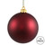 Vickerman N590819DMV 3" Wine Matte Ball UV Drilled 12/Bag