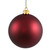 Vickerman N590819DMV 3" Wine Matte Ball UV Drilled 12/Bag