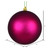 Vickerman N590821DMV - 3 inch Berry Red Matte Ball Outdoor Christmas Ornament - 12 Pack