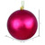 Vickerman N590821DSV 3" Berry Red Shiny Ball UV Drill 12/Bag
