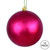 Vickerman N590821DSV 3" Berry Red Shiny Ball UV Drill 12/Bag