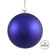 Vickerman N590822DMV 3" Cobalt Matte Ball UV Drilled 12/Bag