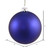 Vickerman N590822DMV 3" Cobalt Matte Ball UV Drilled 12/Bag