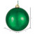Vickerman N590824DSV - 3 inch Emerald Shiny Ball Outdoor Christmas Ornament - 12 Pack