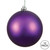 Vickerman N590826DMV 3" Plum Matte Ball UV Drilled 12/Bag