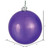Vickerman N590826DSV - 3 inch Plum Shiny Ball Outdoor Christmas Ornament - 12 Pack