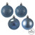 Vickerman N590829 3" Periwinkle 4 Finish Orn Asst 16/Box