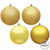 Vickerman N590837A - 3 inch Honey Gold 4-Finish Ball Christmas Ornament - 16 Pack