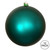 Vickerman N590841DMV - 3 inch Dark Teal Matte Ball Outdoor Christmas Ornament - 12 Pack