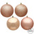 Vickerman N590858A 3" Rose Gold 4 Finish Orn Asst 16/Box