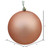 Vickerman N590858DMV - 3 inch Rose Gold Matte Ball Outdoor Christmas Ornament - 12 Pack