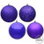  Vickerman N590866 3" Purple Ball 4 Finish Asst 16/Bx 