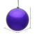 Vickerman N590866DCV - 3 inch Purple Candy Ball Outdoor Christmas Ornament - 12 Pack