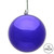 Vickerman N590866DSV - 3 inch Purple Shiny Ball Outdoor Christmas Ornament - 12 Pack