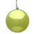 Vickerman N590873DSV - 3 inch Lime Shiny Ball Outdoor Christmas Ornament - 12 Pack