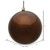 Vickerman N590876DCV - 3 inch Mocha Candy Ball Outdoor Christmas Ornament - 12 Pack