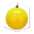 Vickerman N590878DSV 3" Yellow Shiny Ball UV 12/Bag