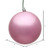 Vickerman N590879DCV - 3 inch Pink Candy Ball Outdoor Christmas Ornament - 12 Pack