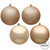 Vickerman N590880 3" CafÃƒÆ’Ã†â€™Ãƒâ€šÃ‚Â© Latte Ball 4 Finish Asst 16/Bx