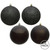 Vickerman N590884 - 3 inch Gunmetal 4-Finish Ball Christmas Ornament - 16 Pack