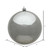  Vickerman N590887DSV 3" Pewter Shiny Ball UV 12/Bag 
