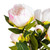 Vickerman FD170401 23'' Cream-Pink Peony Bush 6Flwrs 3Buds 