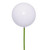 Vickerman N591011DPV 4" White Pearl Ball UV Drill 6/Bg