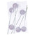 Vickerman N591011DPV 4" White Pearl Ball UV Drill 6/Bg