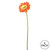  Vickerman FH170702 21" Gerbera Daisy - Orange 6/pk 