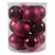 Vickerman N591021A - 4 inch Berry Red 4-Finish Ball Christmas Ornament - 12 Pack