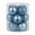 Vickerman N591029A - 4 inch Periwinkle 4-Finish Ball Christmas Ornament - 12 Pack