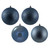 Vickerman N591029A - 4 inch Periwinkle 4-Finish Ball Christmas Ornament - 12 Pack