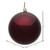Vickerman N591065DCV - 4 inch Burgundy Candy Ball Outdoor Christmas Ornament - 6 Pack