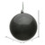 Vickerman N591087DCV - 4 inch Pewter Candy Ball Outdoor Christmas Ornament - 6 Pack