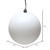 Vickerman N591211DCV 4.75" White Candy Ball UV 4/Bag 