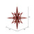 Vickerman M148303 - 16 inch Red Glitter Star Christmas Ornament