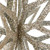 Vickerman M148338 - 16 inch Champagne Glitter Star Christmas Ornament