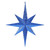 Vickerman M167502 15.75" Blue Glitter Bethlehem Star
