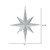 Vickerman M167507 - 15.75 inch Silver Glitter Star Christmas Ornament