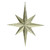 Vickerman M167508 - 15.75 inch Gold Glitter Star Christmas Ornament