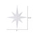 Vickerman M167511 15.75" White Glitter Bethlehem Star
