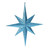 Vickerman M167512 15.75" Turquoise Glitter Bethlehem Star